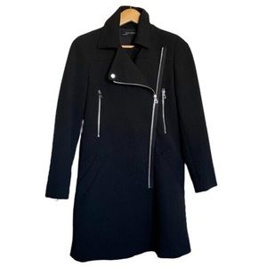 Zara Longline Biker Moto Jacket